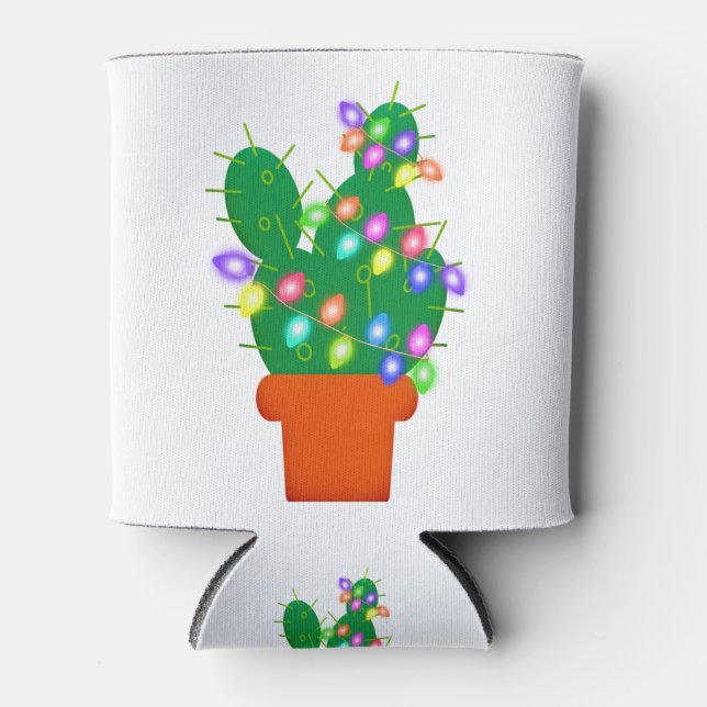 Enfriador De Latas cactus christmas (Anverso)