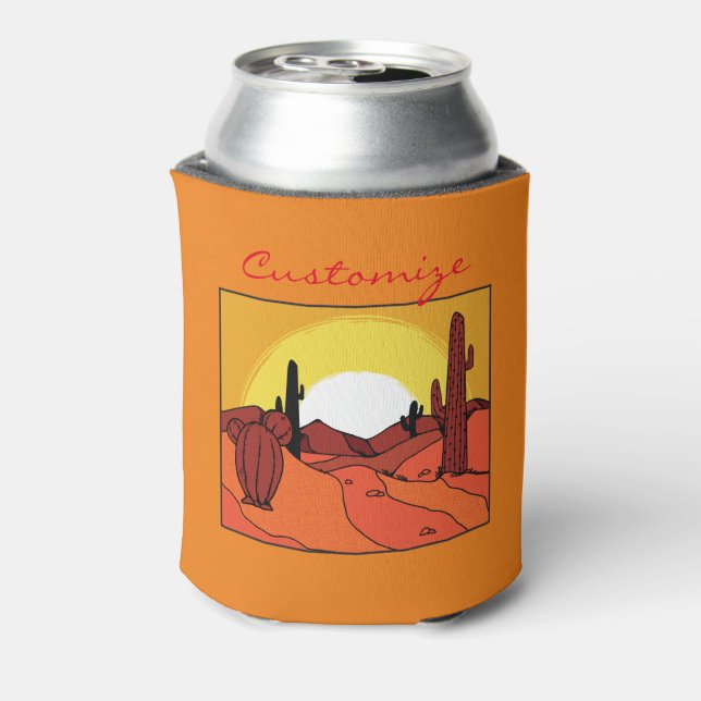 Enfriador De Latas Cactus del desierto Thunder_Cove (Reverso de la lata)