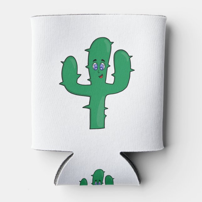 Enfriador De Latas Cactus sonriente (Anverso)