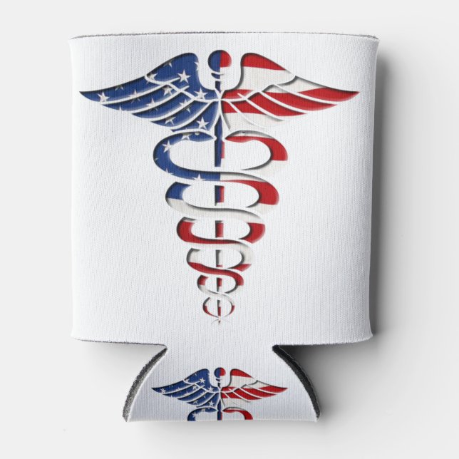 Enfriador De Latas Caduceus americano (Anverso)