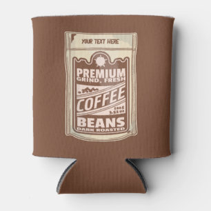 Enfriador De Latas Café poster de café premium frijol café Barista