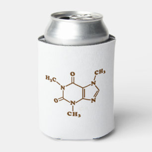 Enfriador De Latas Cafeína Café Fórmula Química Molecular