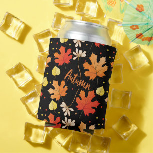 Enfriador De Latas Caída del otoño de hojas de follaje