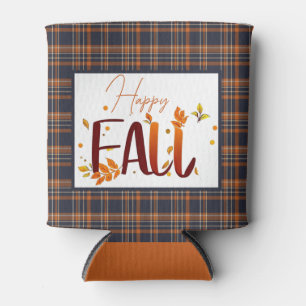 Enfriador De Latas Caída/otoño/hojas/plaid