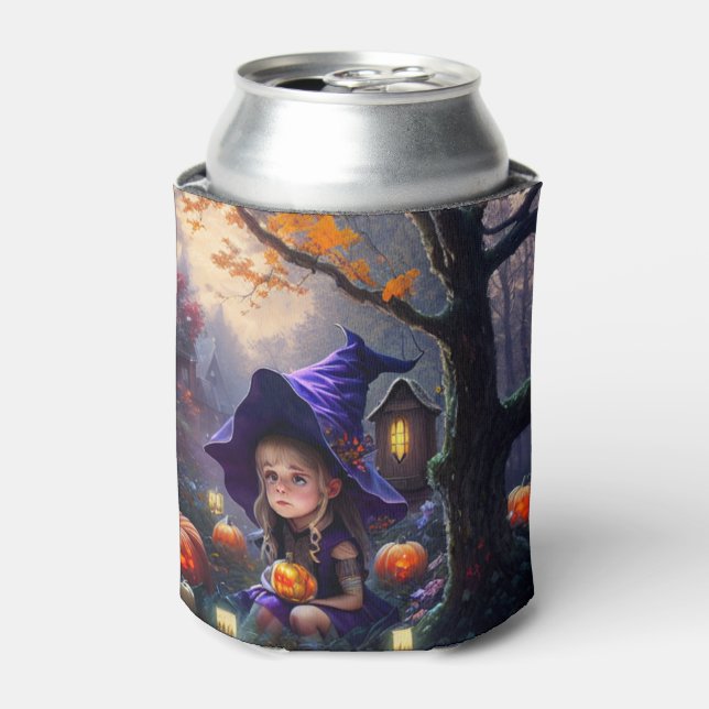 Enfriador De Latas calabaza/capricho/Halloween/personalizado (Lata Anverso)