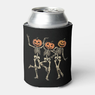 Enfriador De Latas Calabaza de Halloween de Esqueleto Temporada de Ot