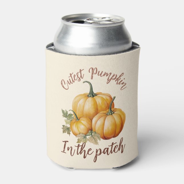 Enfriador De Latas Calabaza más fina en el parche (Lata Anverso)