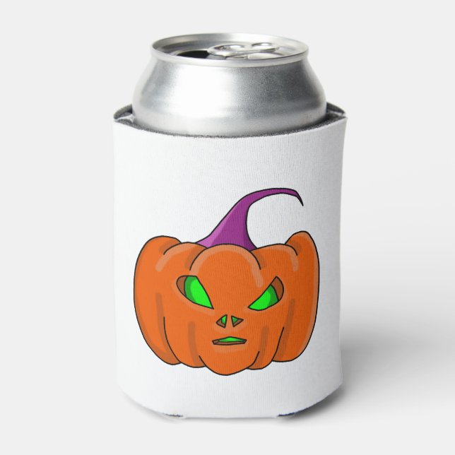 Enfriador De Latas Calabaza para Alien Halloween (Lata Anverso)