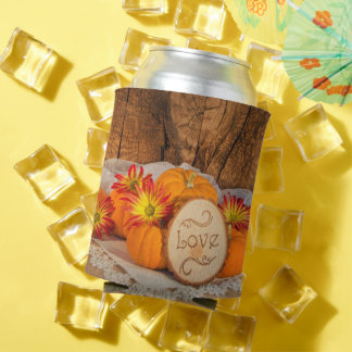 Enfriador De Latas Calabazas rusticas caen a favor de la boda de la g
