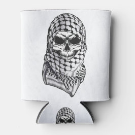 Enfriador De Latas Calavera árabe Kufiya Shemagh