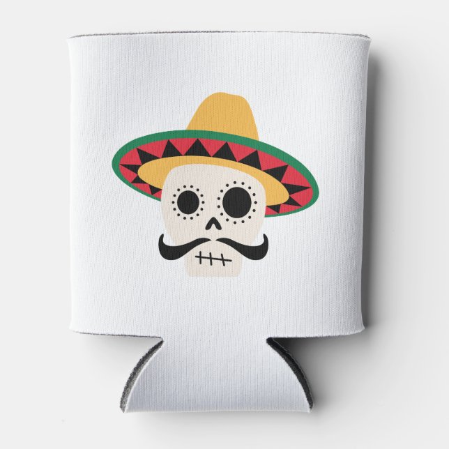 Enfriador De Latas Calavera española (Anverso)