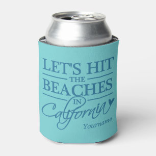 Enfriador De Latas CALIFORNIA BEACHES refrigerador de bebidas de nomb