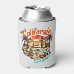 Enfriador De Latas California Dreamin’ - Puente costero, playa