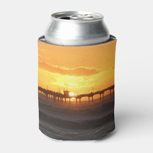 Enfriador De Latas California Peer at the Sunset (Lata Anverso)