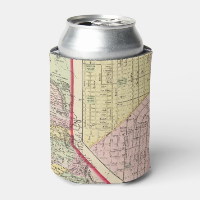 Enfriador De Latas California, San Francisco (Lata Anverso)