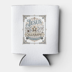Enfriador De Latas Caligrafía de Jesús Letra Sagrada Caligrafía de Je