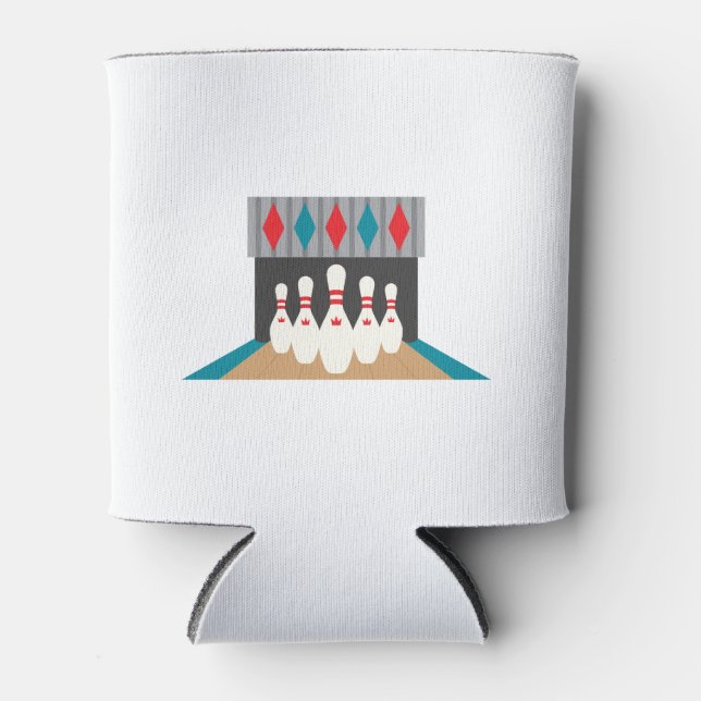 Enfriador De Latas Calle Retro Bowling (Anverso)