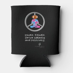 Enfriador De Latas Calm Car Ride Home Neon Red/Blue Football