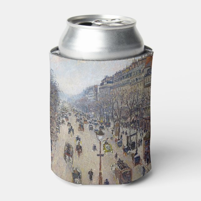 Enfriador De Latas Camille Pissarro - Boulevard Montmartre, mañana (Lata Anverso)