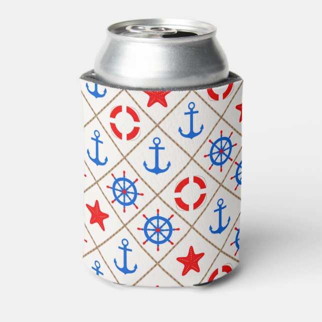Enfriador De Latas Caminata marina. (Reverso de la lata)