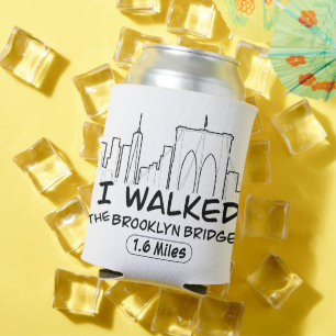 Enfriador De Latas Caminé Por El Puente De Brooklyn, A 2,6 Miles