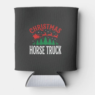 Enfriador De Latas Camión de Caballo de Navidad Trineo de Santa