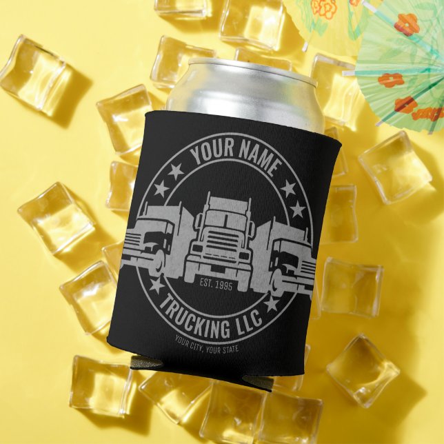 Enfriador De Latas Camión Personalizado Big Rig Semi Camión (Verano in situ)