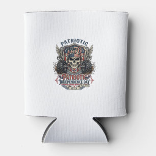 Enfriador De Latas Camioneta Monstruo Patriótica 1776 Fuera de Carret