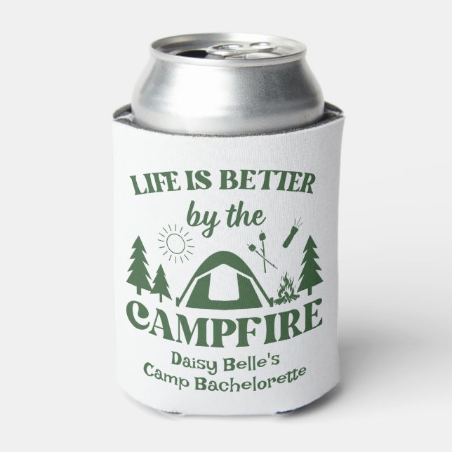 Enfriador De Latas Camisa verde de Bachelorette (Lata Anverso)