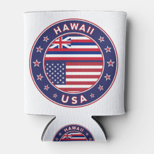 Enfriador De Latas Camisas de Hawaii, Estados Unidos, Hawái
