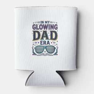 Enfriador De Latas Camiseta de gafas de neón retro de la era del padr