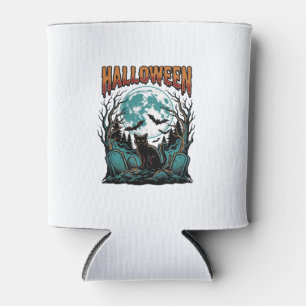 Enfriador De Latas Camiseta de grabado vintage cementerio de gatos de