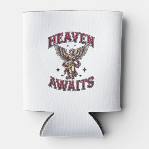 Enfriador De Latas Camiseta de grabado vintage de ángel gótico que es