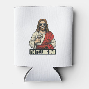 Enfriador De Latas Camiseta de grabado vintage de café del Santo Padr