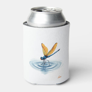 Enfriador De Latas Camiseta de libélula para mujeres, hombres y niños