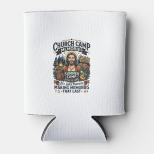 Enfriador De Latas Camiseta de nostalgia VBS de la Iglesia de Jesús b