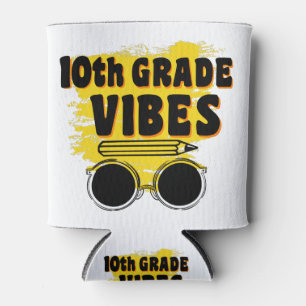 Enfriador De Latas Camiseta de Vibraciones de Regreso a la Escuela 10