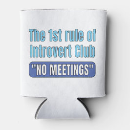 Enfriador De Latas Camiseta del Club de Introvertidos