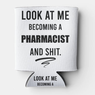 Enfriador De Latas Camiseta del partido de graduación de la farmacia 