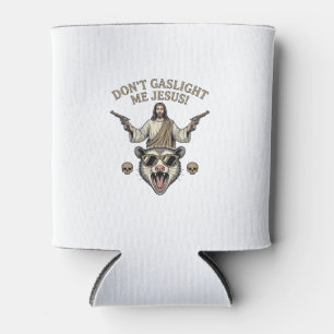 Enfriador De Latas Camiseta Diseño de Grabado Antiguo de Jesús Zarigü