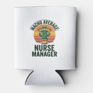Enfriador De Latas Camiseta divertida de cactus para gerente de enfer