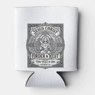 Enfriador De Latas Camiseta Gráfica Cristiana Jesús Declutter Limpia 