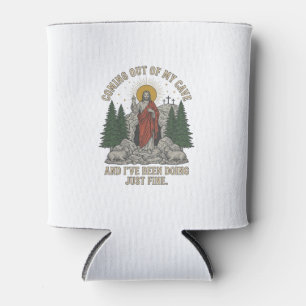 Enfriador De Latas Camiseta Lírica Resurrección Salir de Mi Cueva Des