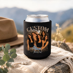 Enfriador De Latas Camiseta Retro de Bootleg Vintage Personalizada pa