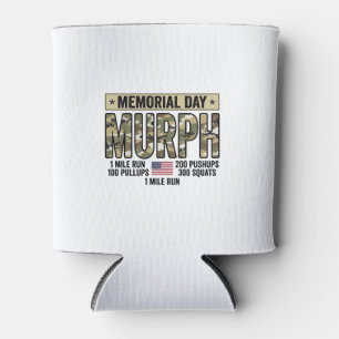 Enfriador De Latas Camiseta vector vintage de entrenamiento Murph del