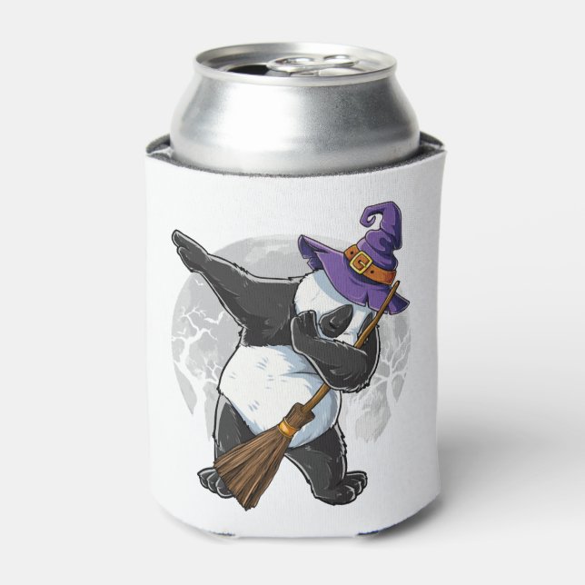 Enfriador De Latas Camisetas de Dabbing Panda Halloween, Halloween 20 (Lata Anverso)