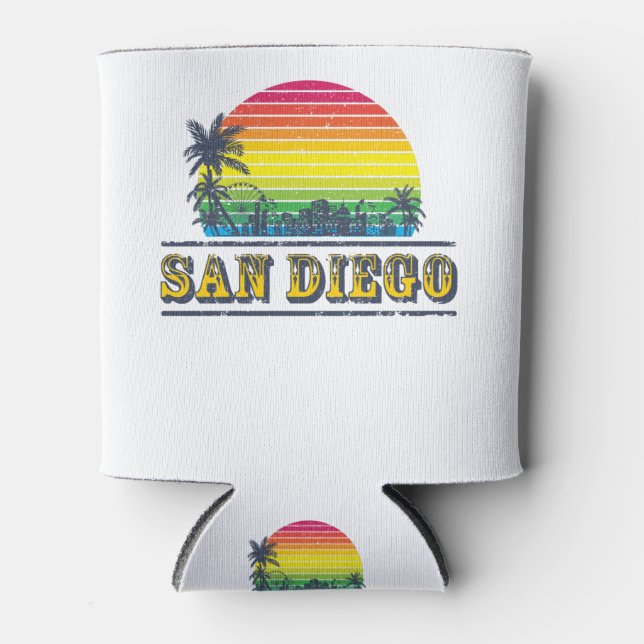 Enfriador De Latas Camisetas de San Diego (Anverso)