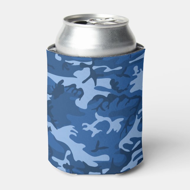 Enfriador De Latas Camo azul (Lata Anverso)
