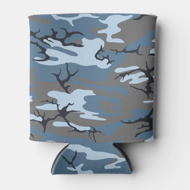 Enfriador De Latas Camo azul (Anverso)