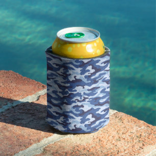 Enfriador De Latas Camo azul refrigerador de bebidas